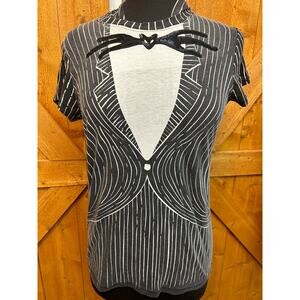 The Nightmare Before Christmas Hooded Shirt Women's Juniors M (7-9) GUC